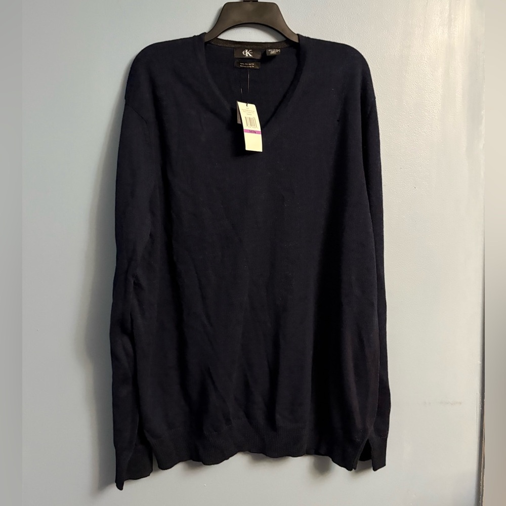 Calvin Klein Dark Blue Knit Top